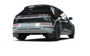 Hyundai Ioniq 5 Mud Flap - Rally Armor - UR Series - Black/White - `22-`24